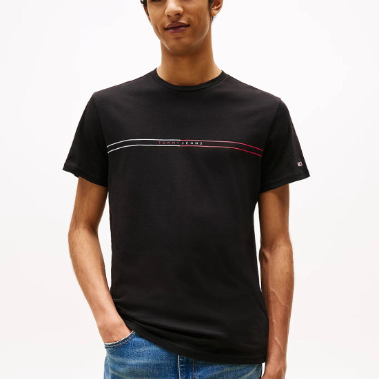 Tommy Hilfiger Ανδρική κοντομάνικη μπλούζα Logo Slim T-Shirts 2-Pack